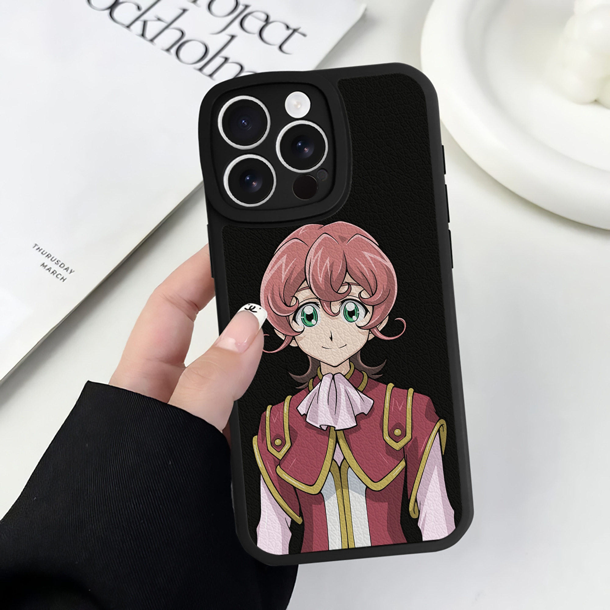 （画像用） 遊☆戯☆王 Yu-Gi-Oh! 【iPhone 16シリーズ対応】シリコンスマホケース（レザー調） 材質：シリコン
